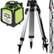 RGK SP-100G COMBO Комплект ротационного нивелира с раздвижным штативом 759557